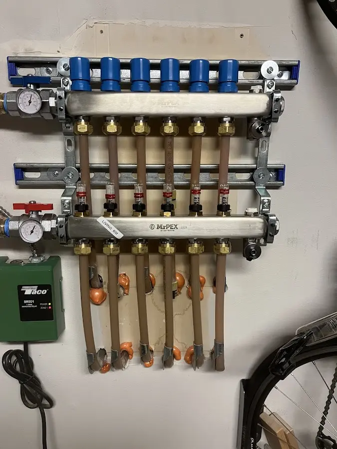 Plumber performing Leak Detection at a residential property in Colesville